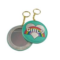 EC-LM-56 PU MIRROR WITH KEYCHAIN