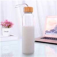 EC-DW-01 GLASS BOTTLE WITH BAMBOO CAP