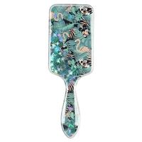 EC-HBC-82 Clear hair brush with glitter