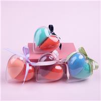 EC-72 Make up sponge in heart shape clear box packing